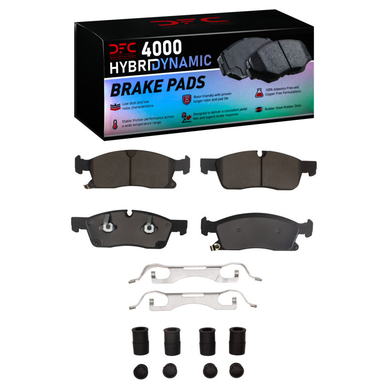 DFC 11-22 Dodge Durango Front 4000 HybriDynamic Brake Pads and Hardware Kit