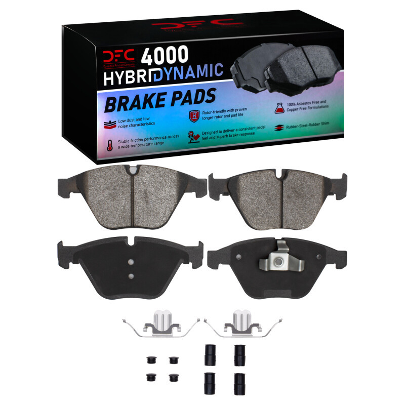 DFC 07-15 BMW X1 (USA/Canada) Front 4000 HybriDynamic Brake Pads and Hardware Kit