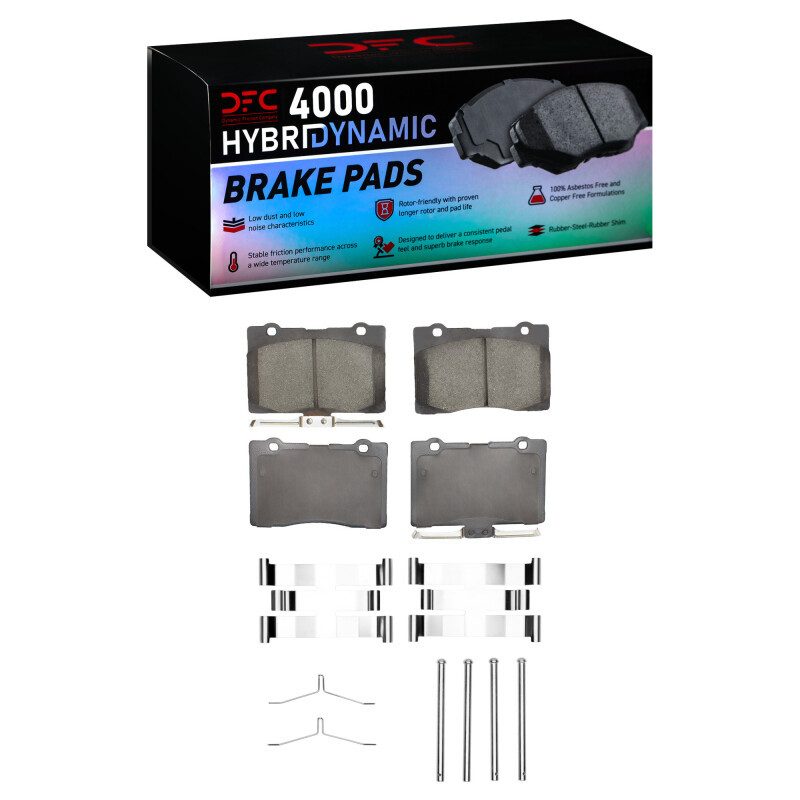 DFC 05-12 Acura RL Front 4000 HybriDynamic Brake Pads and Hardware Kit