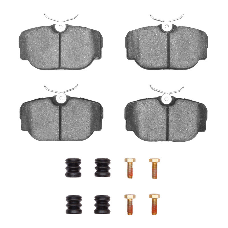 DFC 83-91 BMW 325E Front 4000 HybriDynamic Brake Pads and Hardware Kit