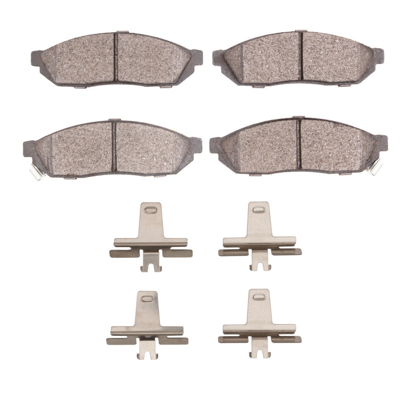 DFC 80-83 Honda Civic Hatchback Front 4000 HybriDynamic Brake Pads and Hardware Kit