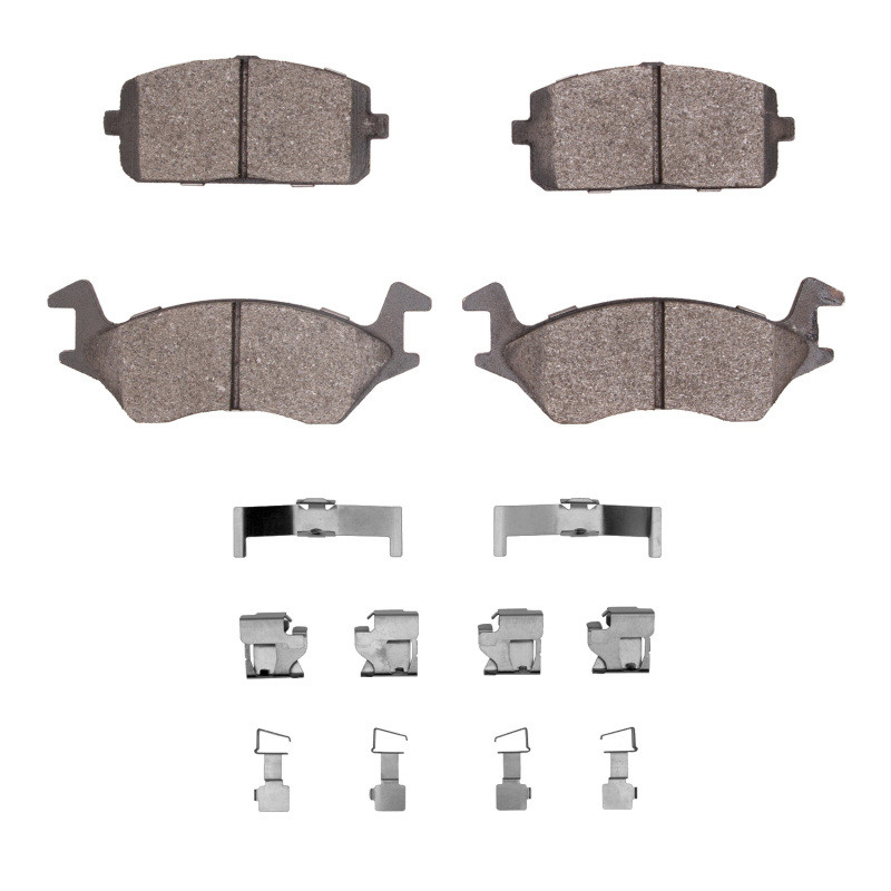 DFC 80-84 Toyota Starlet Front 4000 HybriDynamic Brake Pads and Hardware Kit