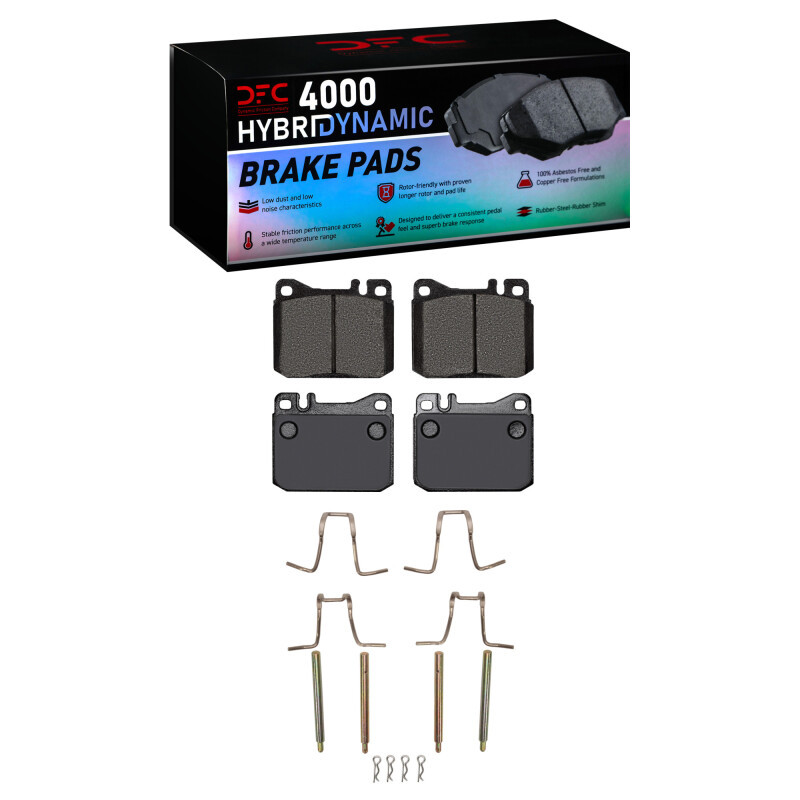 DFC 80-85 Mercedes-Benz 300CD Front 4000 HybriDynamic Brake Pads and Hardware Kit