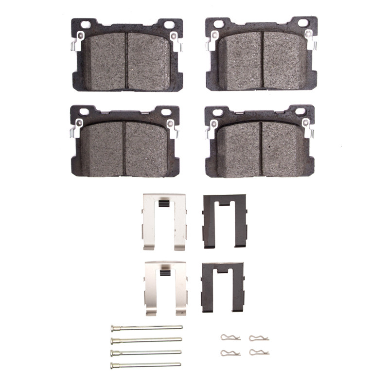 DFC 5000 Advanced Ceramic Rear Brake Pads and Hardware Kit, Genesis G90 2017-2019