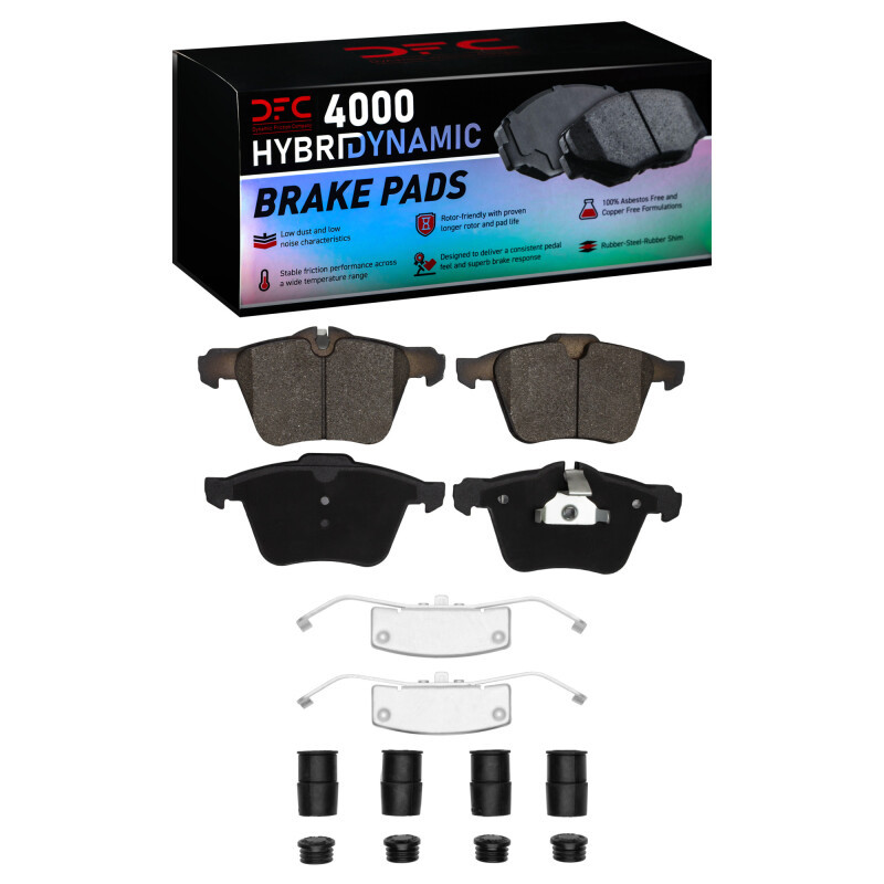 DFC 10-19 Jaguar XK Front 4000 HybriDynamic Brake Pads and Hardware Kit