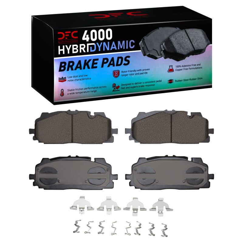 DFC 17-17 Audi Q7 Front 4000 HybriDynamic Brake Pads and Hardware Kit