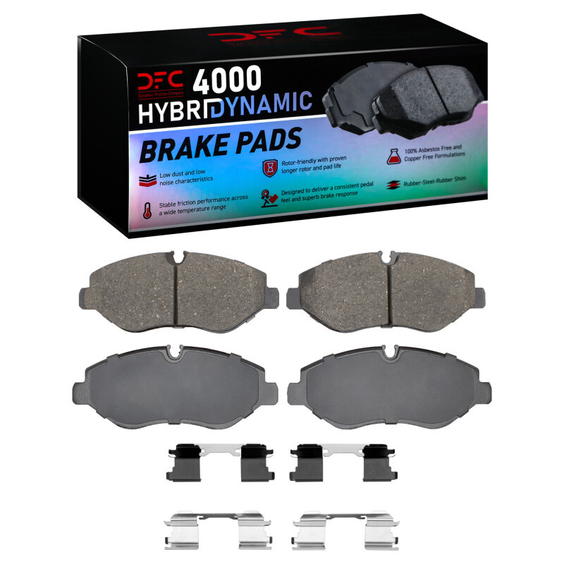 DFC 07-23 Dodge Sprinter 2500 Front 4000 HybriDynamic Brake Pads and Hardware Kit