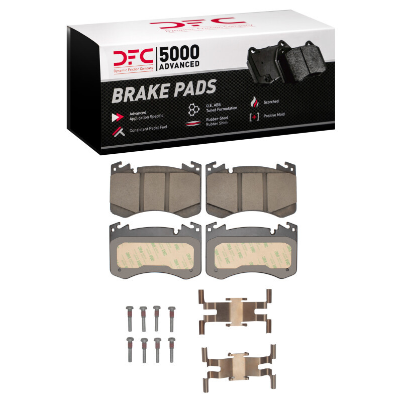 DFC 5000 Advanced Ceramic Front Brake Pads and Hardware Kit, Land Rover Range Rover Sport 2022-2024