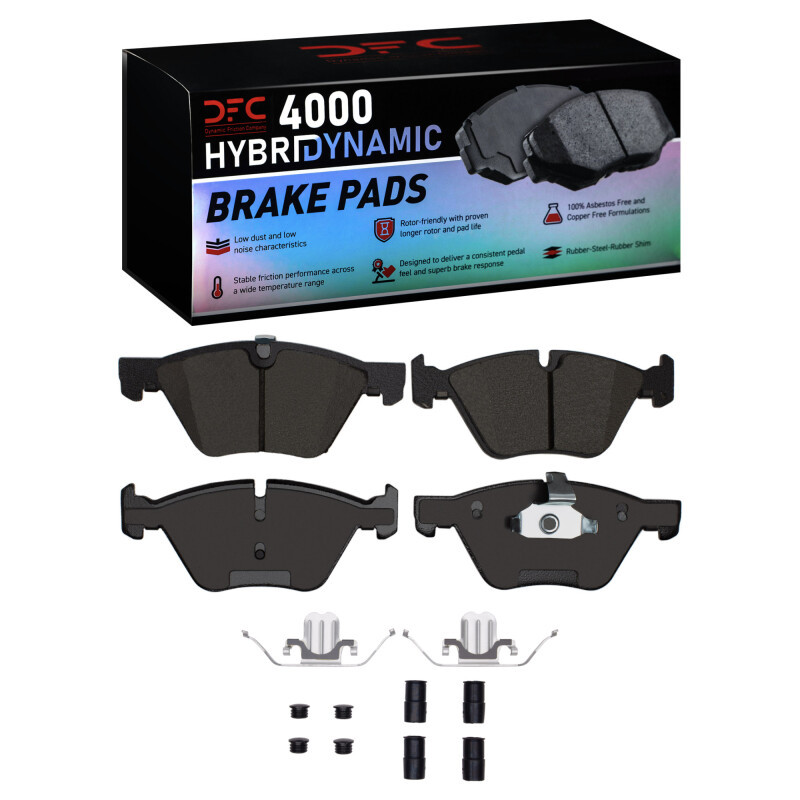 DFC 06-16 BMW 328i xDrive Front 4000 HybriDynamic Brake Pads and Hardware Kit