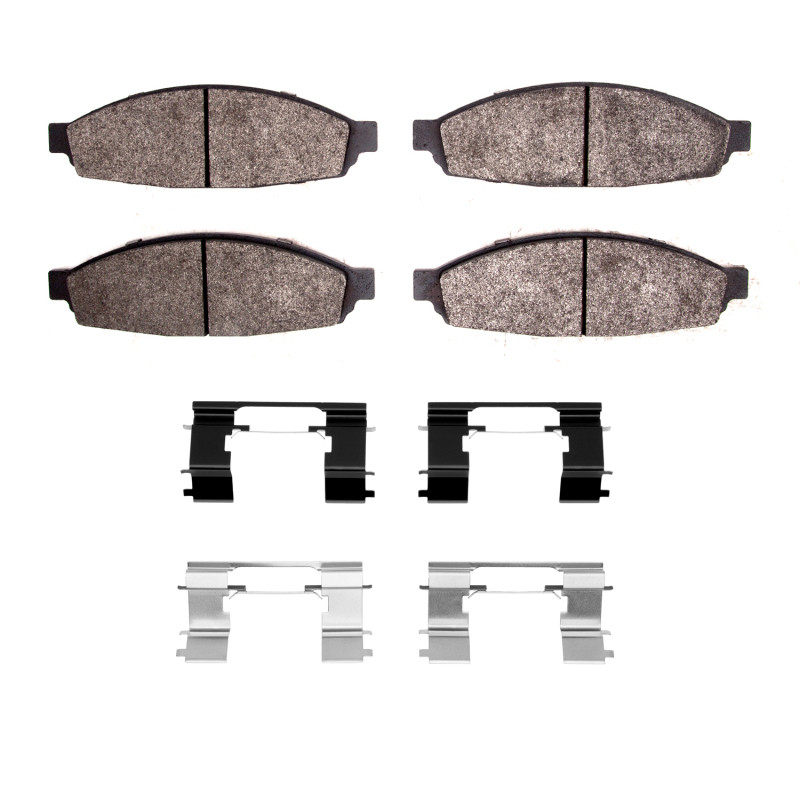 DFC 5000 Advanced Ceramic Front Brake Pads and Hardware Kit, Lincoln Aviator 2003-2005