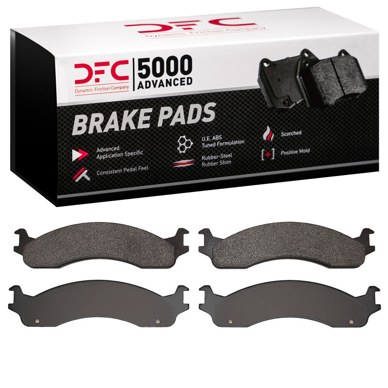 DFC 5000 Advanced Semi-Metallic Front Brake Pads, Dodge B200 / B200 Van / B250 1998-2003