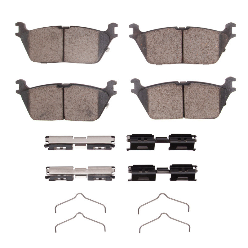 DFC 4000 HybriDynamic Rear Brake Pads and Hardware Kit, Jeep Wagoneer L 2019-2025