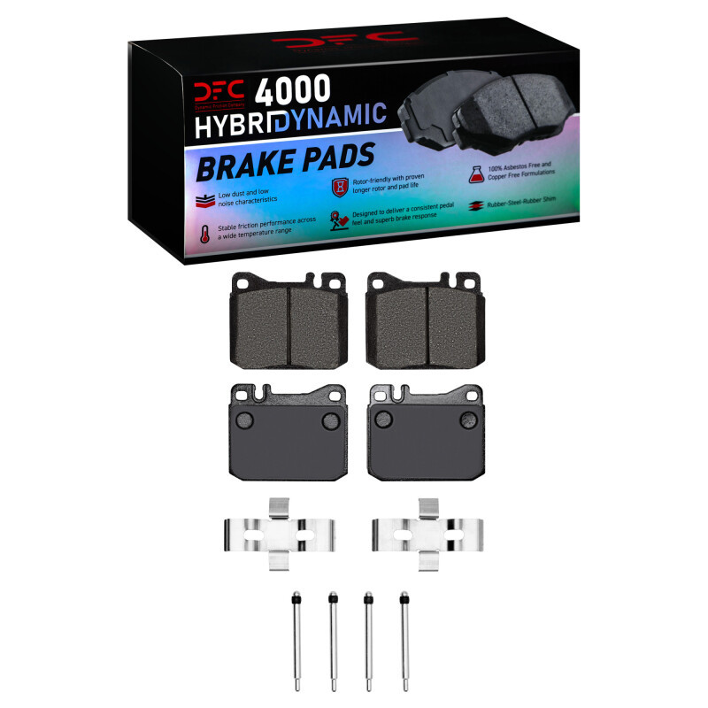 DFC 79-85 Mercedes-Benz 300SD Front 4000 HybriDynamic Brake Pads and Hardware Kit