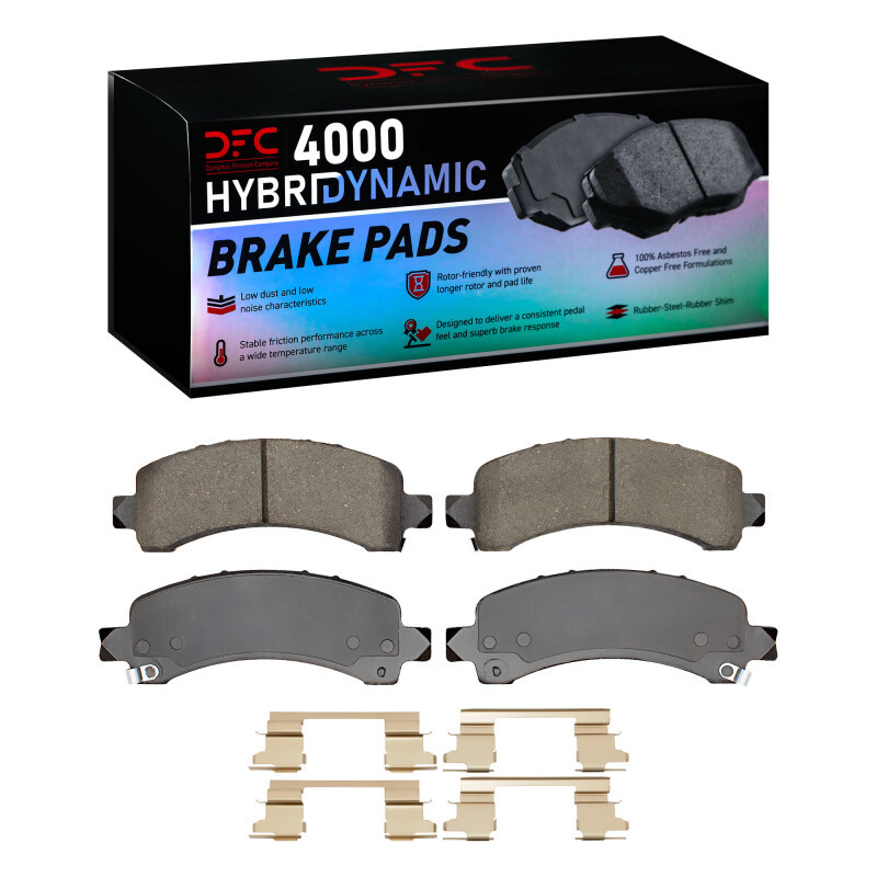 DFC 02-14 Cadillac Escalade ESV Rear 4000 HybriDynamic Brake Pads and Hardware Kit