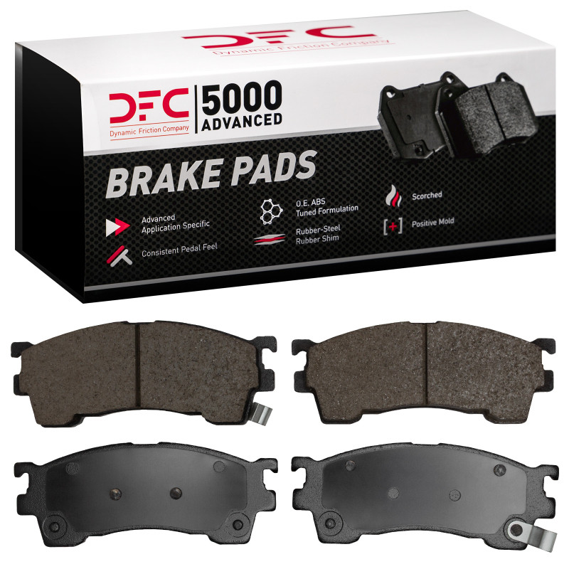 DFC 5000 Advanced Ceramic Front Brake Pads, Mazda Protege 1998-2003