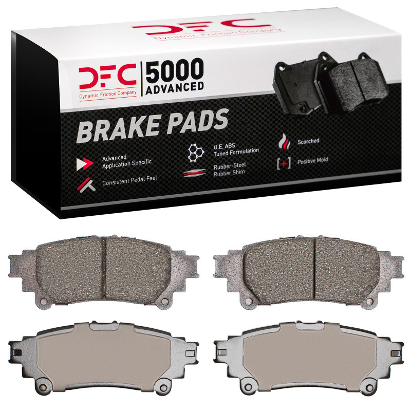 DFC 5000 Advanced Ceramic Rear Brake Pads, Lexus IS250 2013-2020