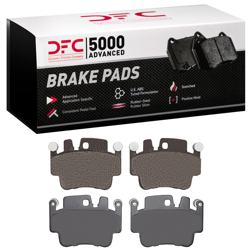 DFC 5000 Advanced Low-Metallic Front/Rear Brake Pads, Porsche 911 / 1998-2005