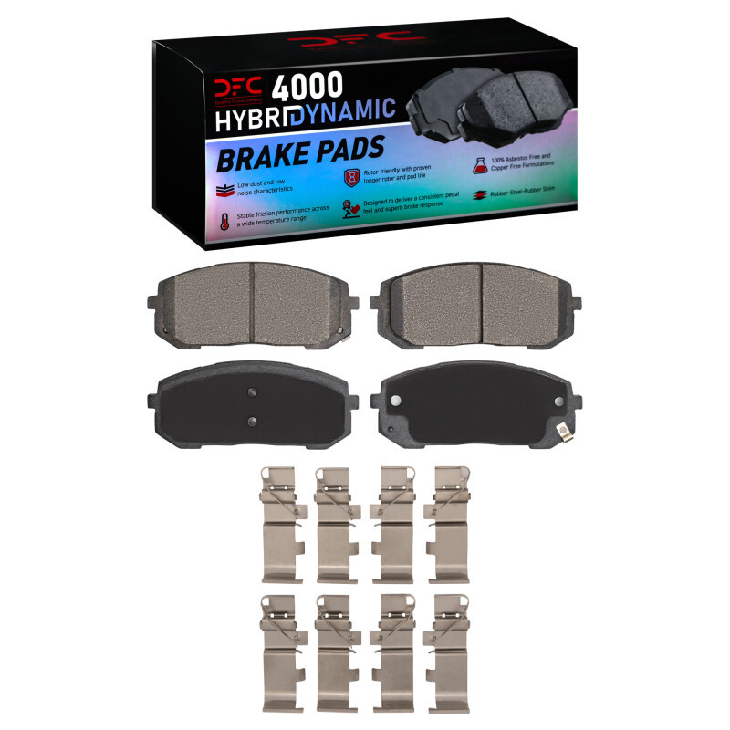 DFC 20-25 Hyundai Sonata Front 4000 HybriDynamic Brake Pads and Hardware Kit