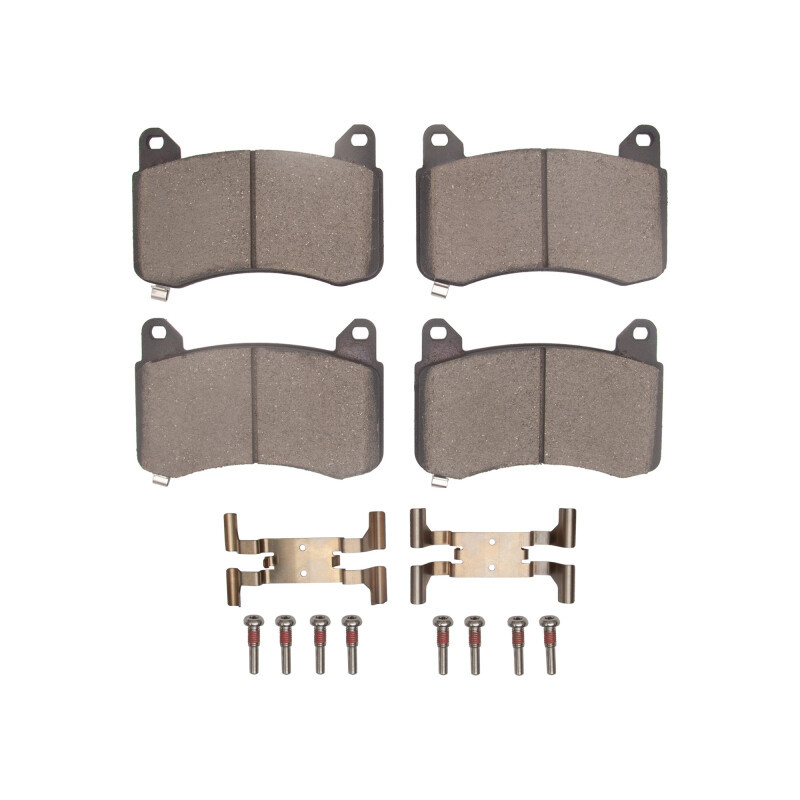 DFC 5000 Advanced Ceramic Front Brake Pads and Hardware Kit, Tesla Model Y 2017-2025