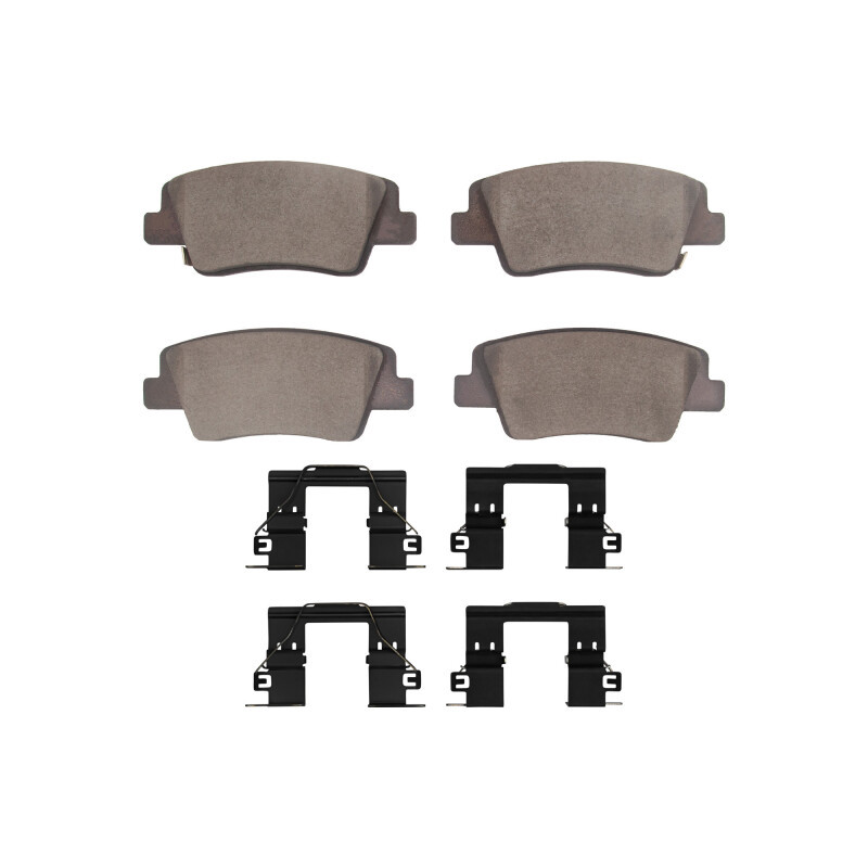 DFC 5000 Advanced Ceramic Rear Brake Pads and Hardware Kit, Hyundai Ioniq 9 2024-2026