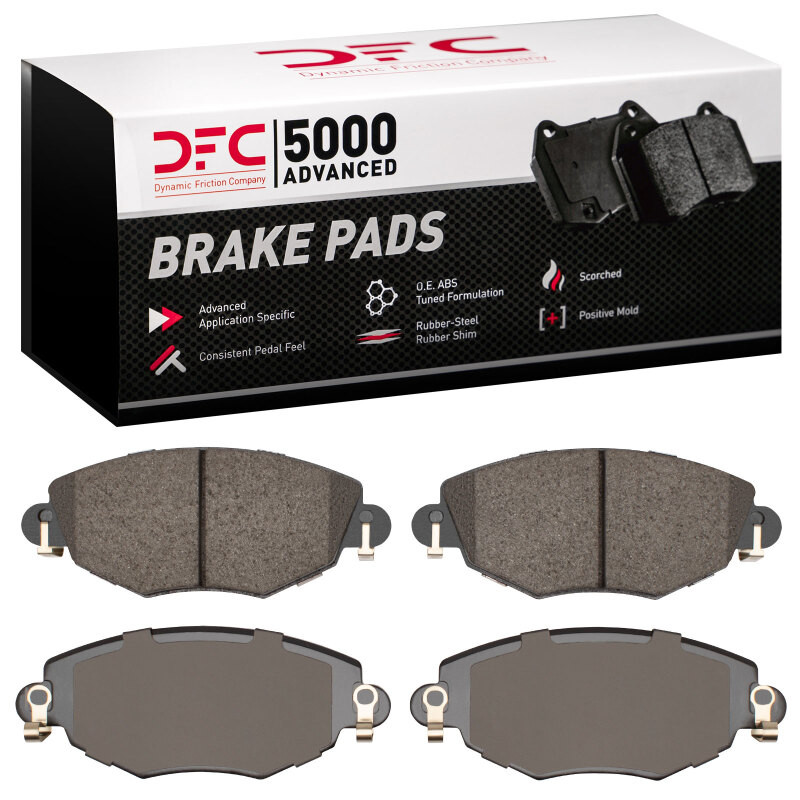 DFC 5000 Advanced Low-Metallic Front Brake Pads, Ford Mondeo (Mexico) 2001-2008