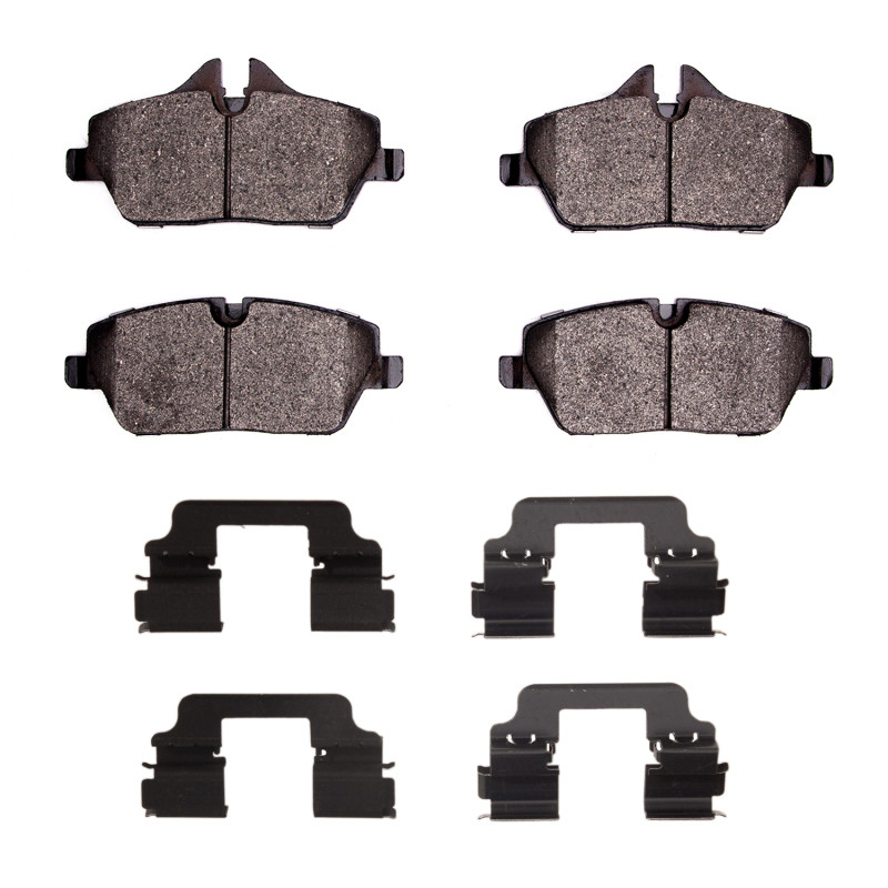 DFC 5000 Advanced Low-Metallic Front Brake Pads and Hardware Kit, BMW i3 2014-2021