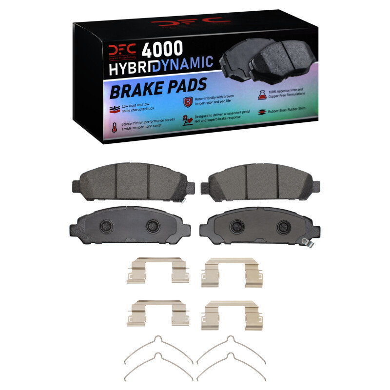 DFC 09-15 Toyota Venza Front 4000 HybriDynamic Brake Pads and Hardware Kit