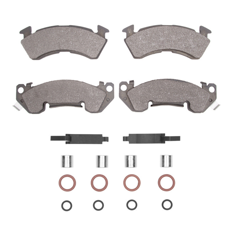 DFC 5000 Advanced Semi-Metallic Front Brake Pads and Hardware Kit, Buick Roadmaster 1990-1996