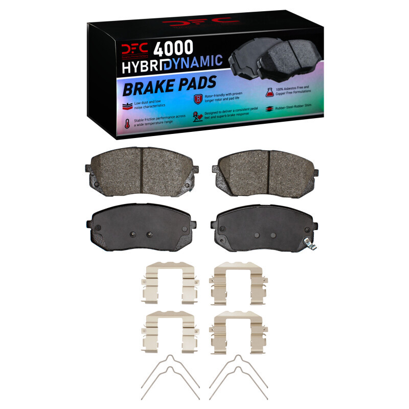 DFC 15-23 Hyundai Sonata Front 4000 HybriDynamic Brake Pads and Hardware Kit