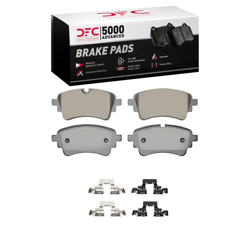 DFC 5000 Advanced Ceramic Rear Brake Pads and Hardware Kit, Audi A5 Sportback 2020-2025