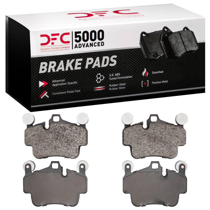 DFC 5000 Advanced Low-Metallic Front/Rear Brake Pads, Porsche 718 Cayman 2003-2023