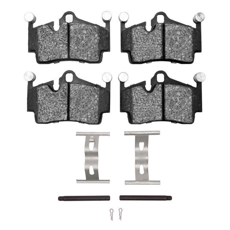DFC 5000 Advanced Low-Metallic Rear Brake Pads and Hardware Kit, Porsche Boxster 2005-2023