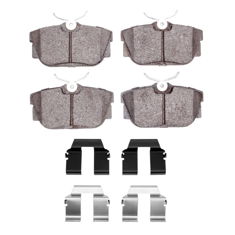 DFC 5000 Advanced Semi-Metallic Rear Brake Pads and Hardware Kit, 920099 Volkswagen EuroVan