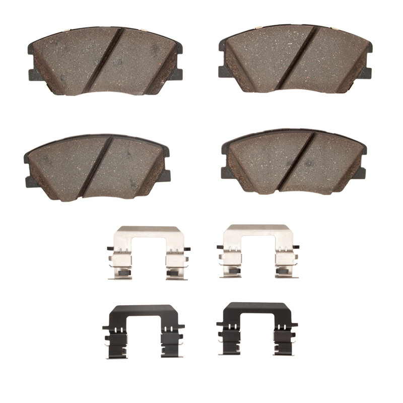 DFC 5000 Advanced Ceramic Front Brake Pads and Hardware Kit, Kia Soul 2020-2022