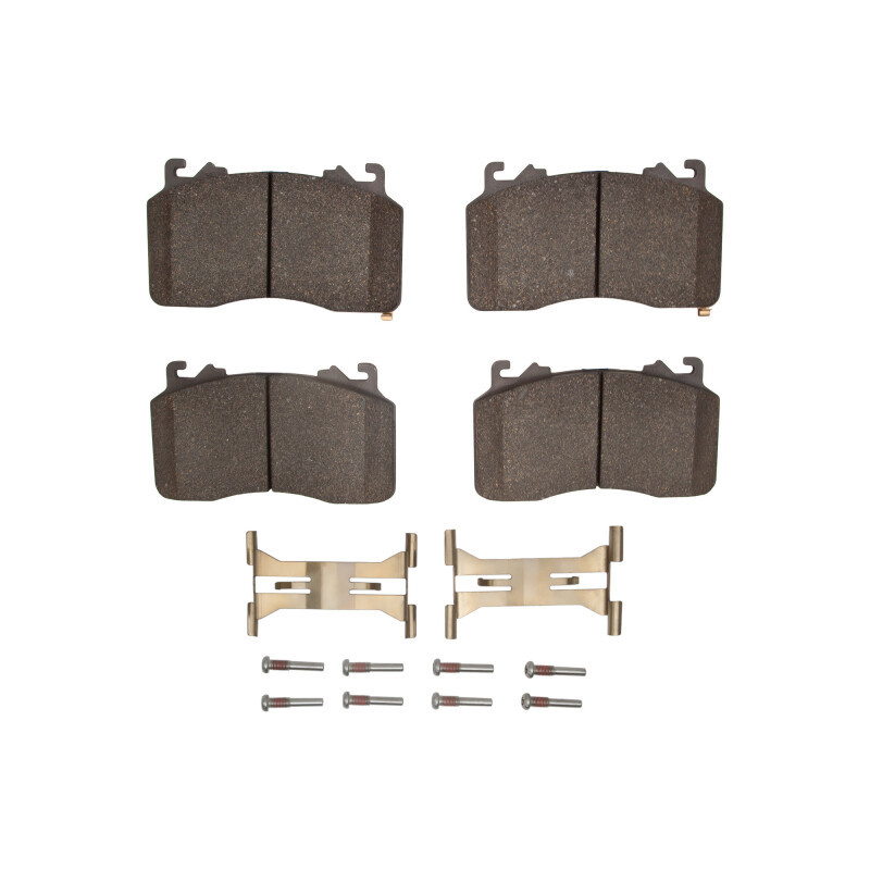DFC 20-22 Ford Mustang Front 5000 Advanced Low Metallic Brake Pads and Hardware Kit
