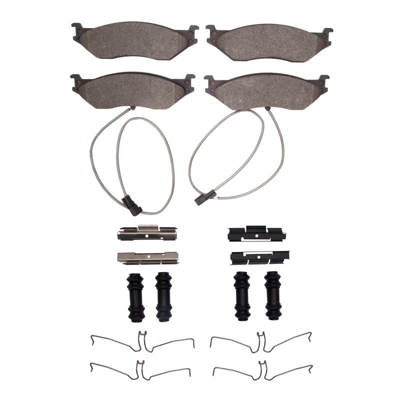 DFC 5000 Advanced Semi-Metallic Rear Brake Pads and Hardware Kit, Coachmen Mirada Select 2018-2020