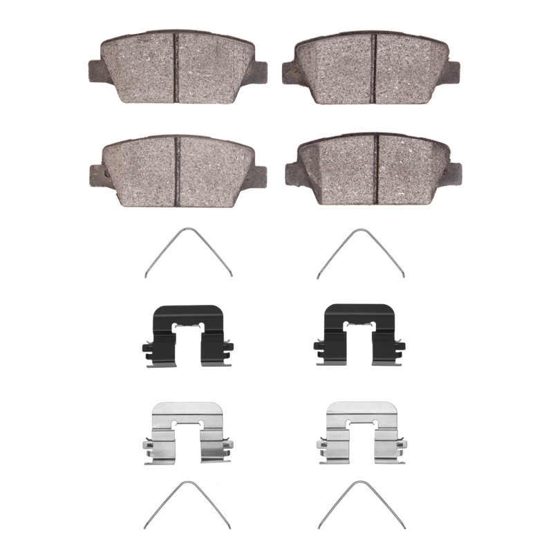 DFC 4000 HybriDynamic Rear Brake Pads and Hardware Kit, Kia Cadenza 2017-2019