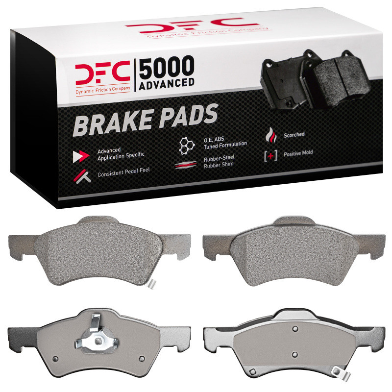DFC 01-07 Chrysler Town & Country Front 5000 Advanced Semi Metallic Brake Pads