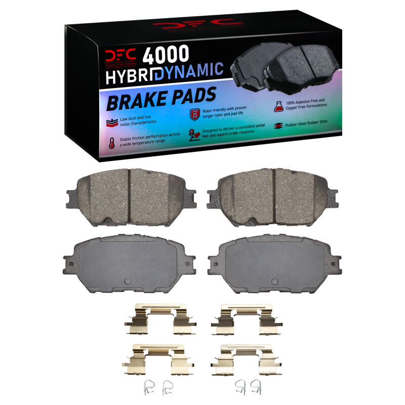 DFC 02-06 Toyota Camry Front 4000 HybriDynamic Brake Pads and Hardware Kit