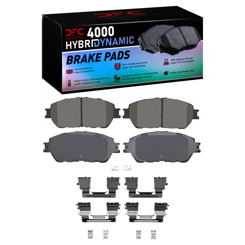DFC 05-15 Toyota Tacoma Front 4000 HybriDynamic Brake Pads and Hardware Kit