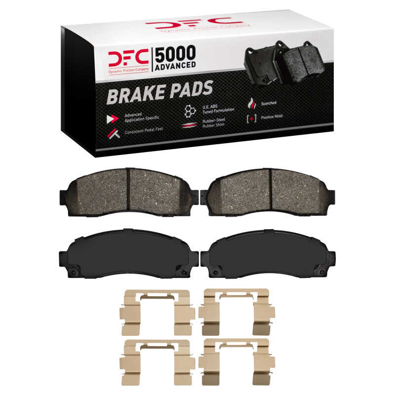 DFC 02-12 Chevrolet Equinox Front 5000 Advanced Ceramic Brake Pads and Hardware Kit