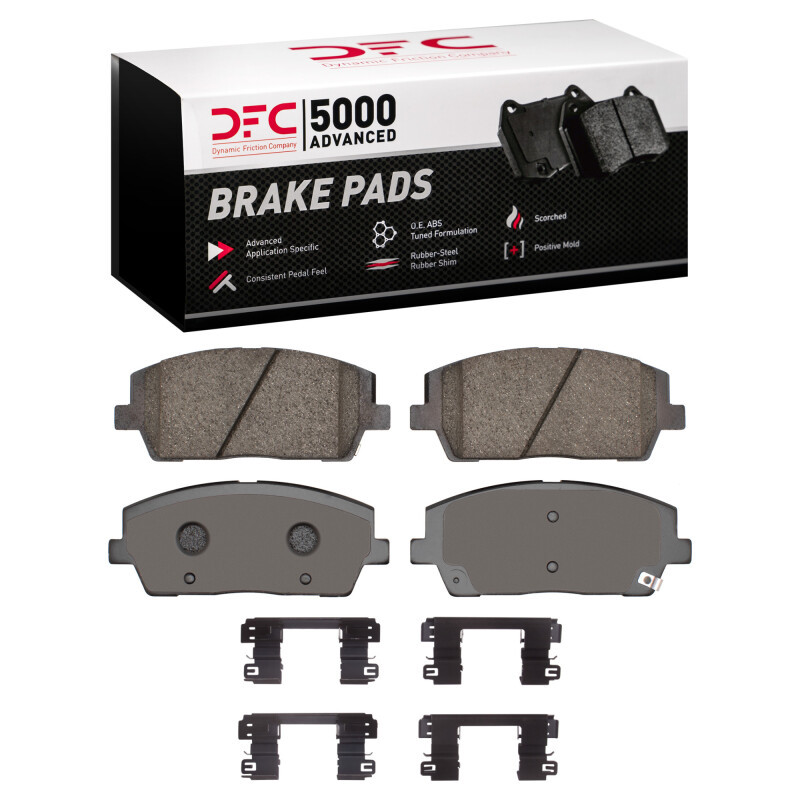 DFC 5000 Advanced Ceramic Front Brake Pads and Hardware Kit, Hyundai Palisade 2020-2025