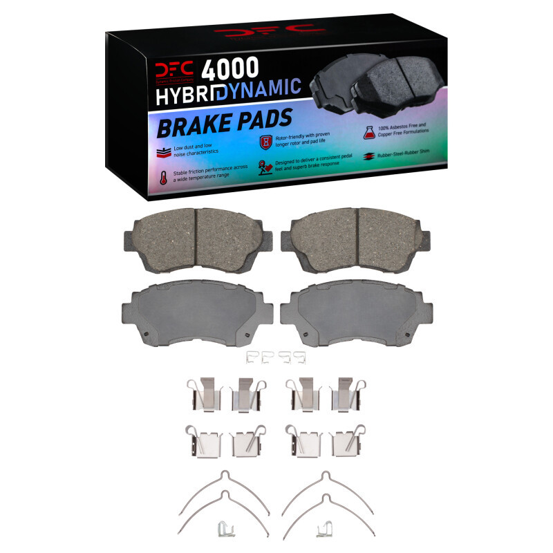 DFC 90-98 Lexus ES300 Front 4000 HybriDynamic Brake Pads and Hardware Kit