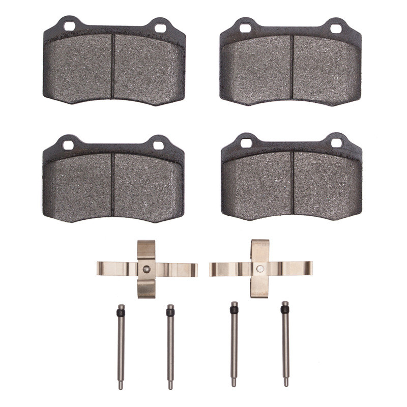 DFC 4000 HybriDynamic Rear Brake Pads and Hardware Kit, Jaguar XJR 2003-2005