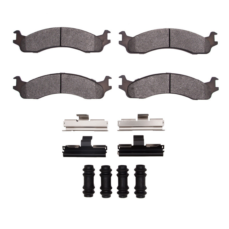 DFC 4000 HybriDynamic Front Brake Pads and Hardware Kit, Dodge B3500 / B2500 1998-2003