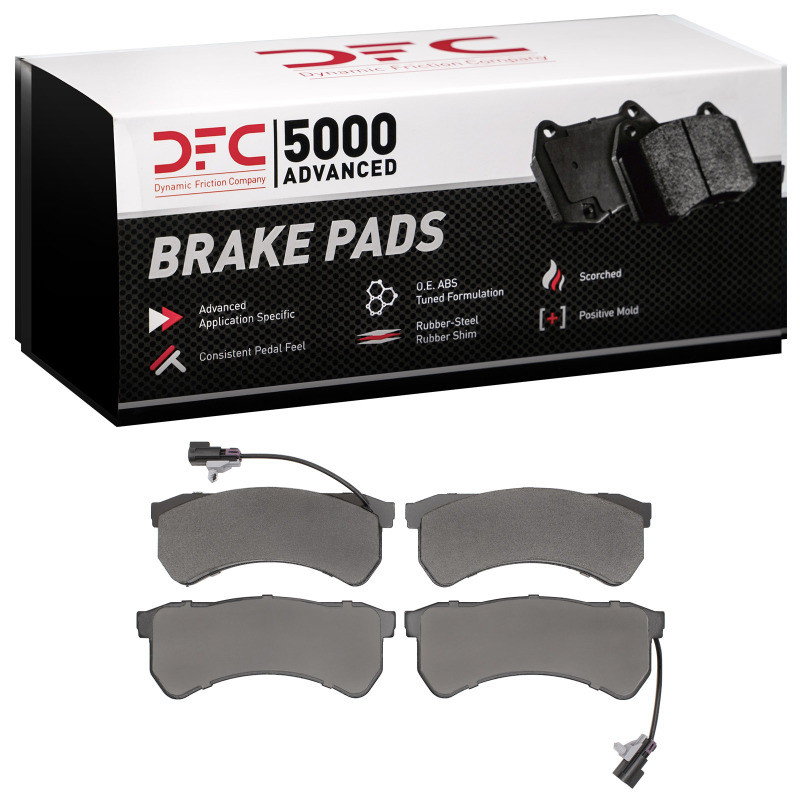 DFC 5000 Advanced Semi-Metallic Front/Rear Brake Pads, Freightliner MT35 / 2016-2024