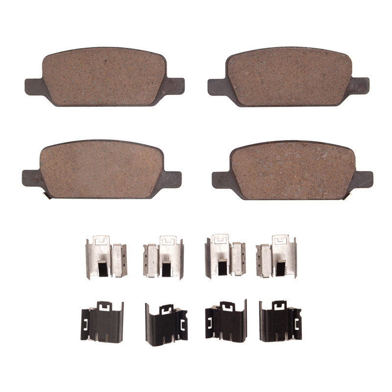 DFC 4000 HybriDynamic Rear Brake Pads and Hardware Kit, Tesla Model 3 2017-2025
