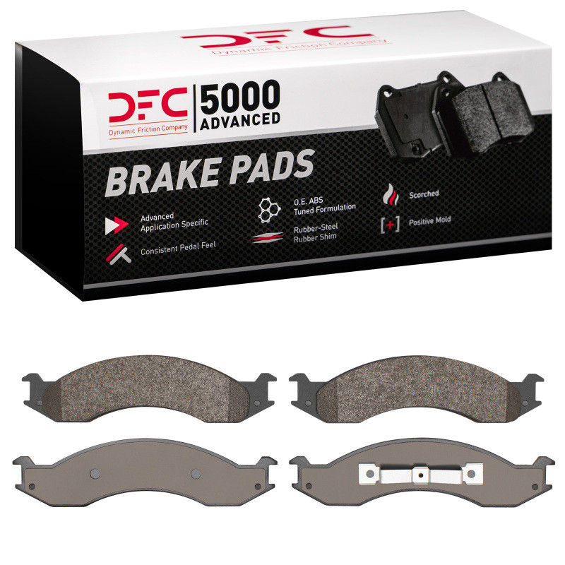 DFC 5000 Advanced Semi-Metallic Front Brake Pads, Ford E-350 Econoline 1992-1994