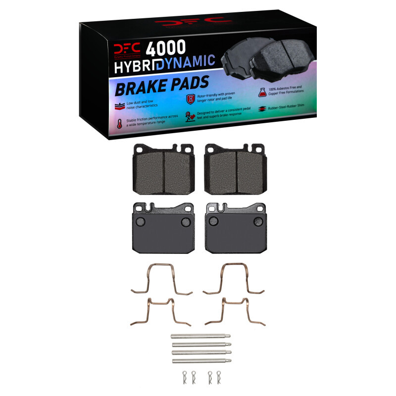 DFC 79-85 Mercedes-Benz 300SD Front 4000 HybriDynamic Brake Pads and Hardware Kit