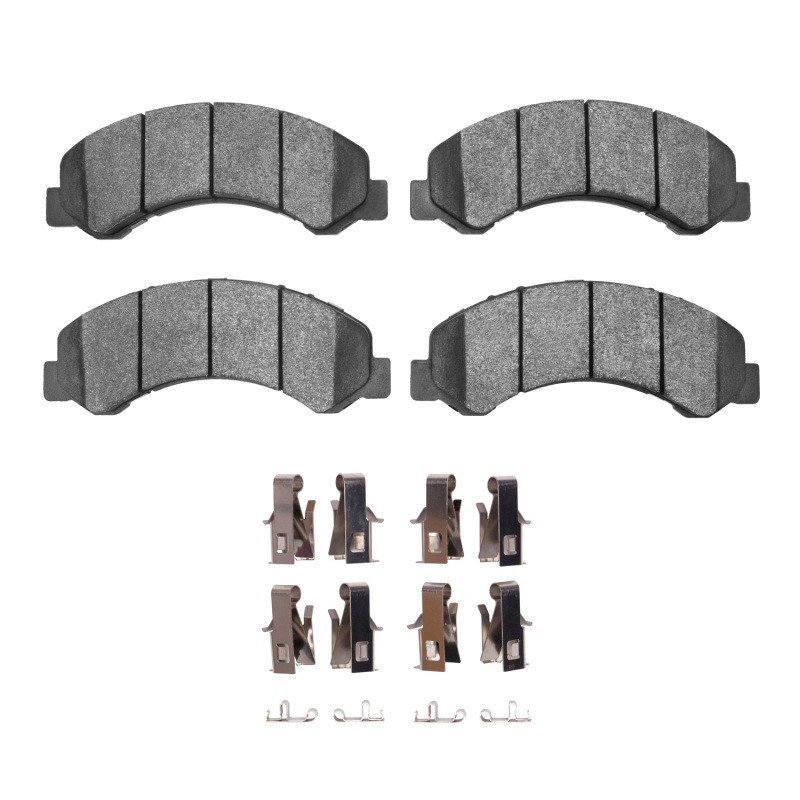 DFC 5000 Advanced Semi-Metallic Front Brake Pads and Hardware Kit, Chevrolet W4500 TILTMASTER (w/Frt Rotors) Semi Metallic 1998-1999